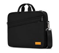bagasin Borsa a Tracolla per PC, Borsa Messenger per Porta Laptop 17 17,3 Pollici, Custodia per PC Computer Portatile, Valigetta Tessuto Idrorepellente, Imbottita e Leggera