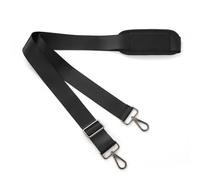 bagasin Tracolla Regolabile, 80 cm a 142 cm, Morbida e Antiscivolo con Doppi Ganci di Bilanciamento, Cinturino Universale di Ricambio per Borse per Laptop, Nero