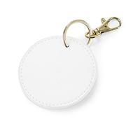 BagBase BG745 Boutique Circular Key Clip - Soft White