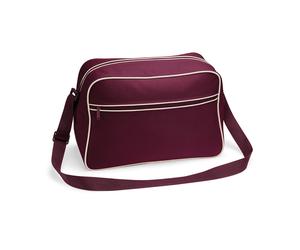 Bagbase Borsa a Tracolla Retrò - Blu Rosso Bordeaux Nero o Bianco