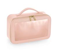 Bagbase - Boutique clear window travel case - Soft Pink - One size