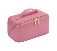 Bagbase - Custodia piatta aperta per accessori - Essenziali da viaggio, trousse, accessori da bagno, trousse per cosmetici - con scomparto con cerniera e altro - 100% PU effetto pelle, Multicolore