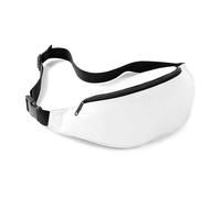 BagBase, marsupio con cintura, unisex, Bg042whit, White, M