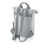 BagBase riciclato Mini Twin Handle Roll-Top Zaino BG118S - Chiusura Roll-Top