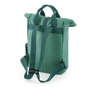 BagBase riciclato Mini Twin Handle Roll-Top Zaino BG118S - Chiusura Roll-Top