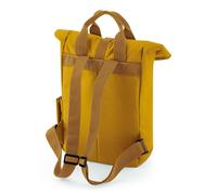 BagBase riciclato Mini Twin Handle Roll-Top Zaino BG118S - Chiusura Roll-Top