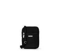 Baggallini Bag, Essential Mini Borsa Donna - Supporto per Carte RFID Integrato - Piccolo Portafoglio Crossbody con Tracolla Intercambiabile, Nero