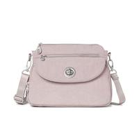 Baggallini, Borsa a tracolla Calais Unisex-Adulto, Blush Shimmer, Taglia unica