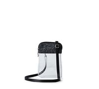 Baggallini Clear Explorer Crossbody, Bryant Borsa a Tracolla Donna, Midnight Blossom, Einheitsgröße