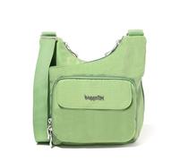Baggallini Criss Cross - Borsa a tracolla da donna, leggera, impermeabile, da viaggio, Muschio