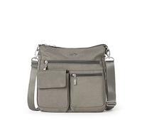 Baggallini Crossbody, Moderna Borsa a Tracolla Everywhere Slim Donna, Sterling Shimmer, Taglia Unica