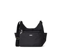 Baggallini Essential Hobo Borsa a tracolla, nero, Taglia unica