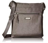 Baggallini Go Bagg da donna con cinturino RFID, Sterling Shimmer, Einheitsgröße