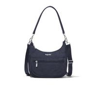 Baggallini Modern Pocket Half Moon 11"x10.5" Shoulder for Women W/Replaceable Straps Converts to Crossbody Bag, Borsa a Mezzaluna Donna, Navy Francese
