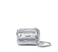 Baggallini Moderno Ovunque Mini, Trapunta metallizzata argento, Taglia unica