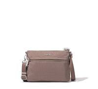 Baggallini Securtex Borsa a Tracolla antifurto Memento, Donna, Portobello, Taglia Unica