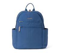 Baggallini Securtex Anti-Theft Vacation Travel Backpack 10x13 Slash-Resistant Nylon Daypack W/Locking Zippers & RFID Protection, Borse a Tracolla Donna, Lapislazzuli, Taglia Unica