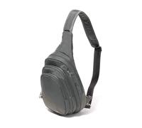 Baggallini Securtex, zaino da viaggio con tripla cerniera, antifurto, borsa a tracolla, RFID, chiusura lampo, Carbone, Taglia unica