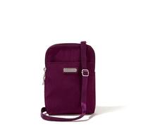 Baggallini Take Two Rfid-5x7.25" Lightweight Small Phone Wallet Bag-Nylon Travel Purse, Prendere Due RFID Bryant Crossbody Donna, Gelso, Processing