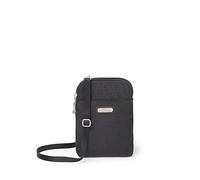Baggallini Take Two RFID, borsa a tracolla da donna, Nero (Ghepardo nero.), Taglia unica