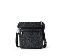 Baggallini Women's Modern Pocket Crossbody, Midnight Blossom Print