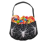 BAGGI ALL'ALLOWEEN - TRATTO TOTE BAG | Basket di caramelle di Hildren | Borse per organizzatore di braci non tessuti portatili con manico | Cesto di stoccaggio spettrale spaventoso per ragazzi ragazze