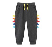 Baggy Jeans da Ragazzo Elasticizzati Pantaloni Cargo Larghi Ragazzi Fashion Bambini Sports Elastic Children's Pants in Denim con Tasche per 5-14 Anni