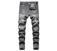 Baggy Jeans da Ragazzo Pantaloni in Denim retrò Comodi Tinta Larghi Vita Elastica Estivi Vintage Loose Fit Y2K Hip Hop Moda Casual Streetwear Ideali per l'uso Quotidiano e Lo Sport