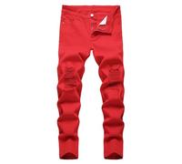 Baggy Jeans da Ragazzo Pantaloni in Denim Wide Leg Comodi Tinta Skinny Moda Ragazzi Strappato Lavato Cargo Large Casual Cowboy a Gamba