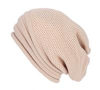 Baggy Lana Uomo Crochet Sci Caldo Inverno Caps Knit Donne Cappello Baseball Caps Mesh Back Hat, Beige, Taglia unica