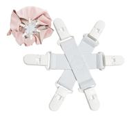 Bagiaope FermaLenzuola | Antigroviglio e Antitorsione | Fermaglio a clip per lenzuola | per Appartamenti, Affitti, Camere da, Soggiorni, Locali Commerciali, Hotel, Dormitori, Copripiumini,