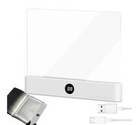 Bagiaope Luce Per Lettura Libri A Lettos | Lampada da Lettura a LED con Luce Notturna | Lampada Da A Pannello Per Il Con Timer | Alimentazione a Batteria per Leggere a Lettos