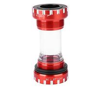 baginbaginbag Cuscinetto per serie sterzo in alluminio acrilico, colori nero rosso, diametro interno 24 mm o 22 mm x 24 mm, per hardware telaio 68-73 mm/2,7-2,9 pollici, parte di (Rossa)