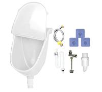 Baglieria Orinatoio - Montaggio A Parete Con Coperchio Di Lavaggio Pratico Orinale Con Deviatore Regolabile, Soluzione Compatta E Igienica Per Un Uso Conveniente, Build Forte E Affidabile | Ideale Per