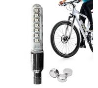 Bagliore Dei Pneumatici Delle Ruote: Dispositivo Con Sensore Di Movimento, Unità Di Cambio Colore, Cappucci Antipolvere Per Biciclette Pieghevoli, Ausilio Di Avviso Visivo Sostitutivo Ottimo | Compone