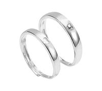 Bagliore Negli Anelli Scuri per Gli Uomini Coppia Anello Placcato E Anello Straniero Anello Amanti Aperti Puntelli Decorativi Stile Maschile Rame Anello Femminile per Anelli Nasali (E, One Size)