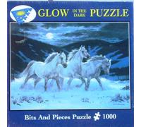 bagliore nel buio: Chris Cummings notte cavalli nella neve