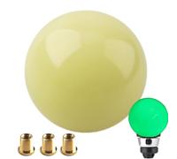 Bagliore nel pomello del cambio scuro | del cambio a sfera | Pomelli del cambio a 5 marce compatibili con la maggior parte dei veicoli automatici manuali | Include adattatore per una facile