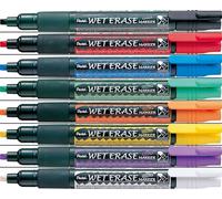 Bagnato Cancella Gesso Pennarello Pentel Penne Assortito Colori Semi Permanente