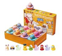 Bagnetto per bambini | 12 pezzi con anatre, puro, dolce - palla da doccia per bambini, giochi divertenti, per e ragazze, casa, cameretta dei bambini, bagno, bagno, bagno, hotel, piscina, nuoto, giochi