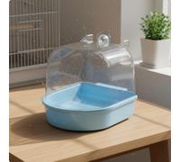 Bagnetto per Uccelli Materiale Trasparente Ampio Spazio