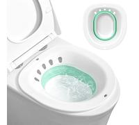 Bagnetto pieghevole per WC, bidet per WC, vasca da bagno portatile per il trattamento delle emorroidi, cura del letto settimanale, donne incinte e anziani (circa 2,5 litri)