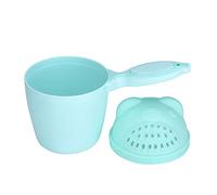 Bagnetto Risciacquo Cup Cucchiaio da Doccia Shampoo Cup Spruzzatore di Acqua del Fumetto Sessola Attrezzi da Bagno Strumento di Giardinaggio Bagno per Bambini Ragazzo Ragazza (Blu)