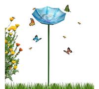 Bagni d' per il giardino, per abbeverare impollinatori | acqua con picchetto per api in giardino, cortile, prato, parco, fattoria