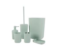 Bagno 6 Pezzi Set Spazzolino Igienico Portaspazzolino Cestino Per La Decorazione Della Casa Impermeabile Planner Set