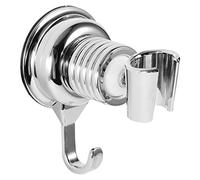 Bagno ABS soffione doccia staffa a parete ventosa 360 gradi regolabile palmare soffione supporto base compatibile con gancio per asciugamani, forte adesivo Sucker