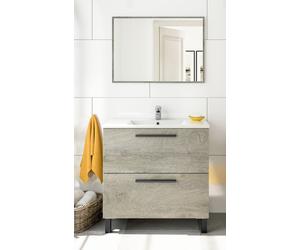 BAGNO COMPLETO MOD. ATHENA CM 81 ROVERE ALASKA