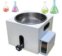 Bagno d'acqua da laboratorio di tipo lift, attrezzatura di riscaldamento termostatico con rivestimento in acciaio inossidabile, controllo intelligente della temperatura ambiente PID fino a 250°C 5L