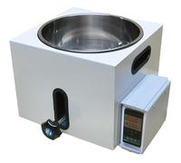 Bagno d'acqua da laboratorio in acciaio inossidabile con riscaldatore termostatico, controllo preciso della temperatura per chimica, ingegneria chimica e farmaceutica