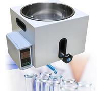 Bagno d'acqua digitale da laboratorio, 2000 W, dispositivo di riscaldamento elettrico con controllo della temperatura PID e display a LED, ideale per esperimenti scientifici e uso in laboratorio